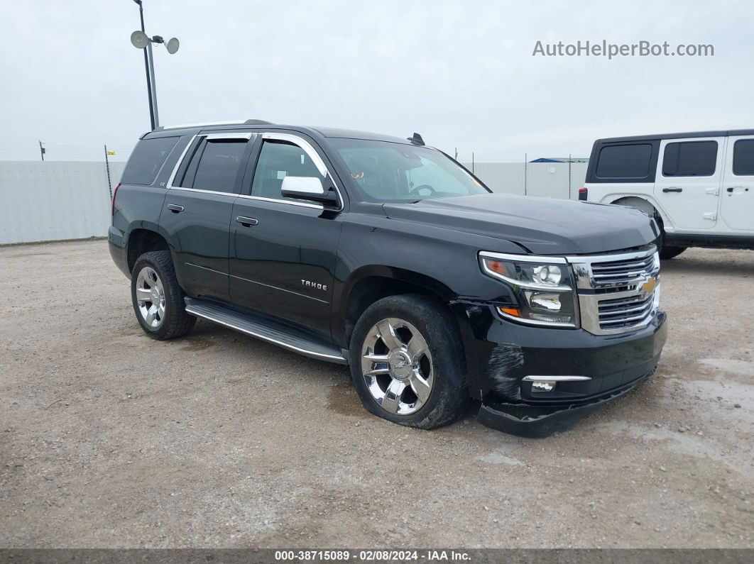 2015 Chevrolet Tahoe Ltz Black vin: 1GNSKCKC0FR508492