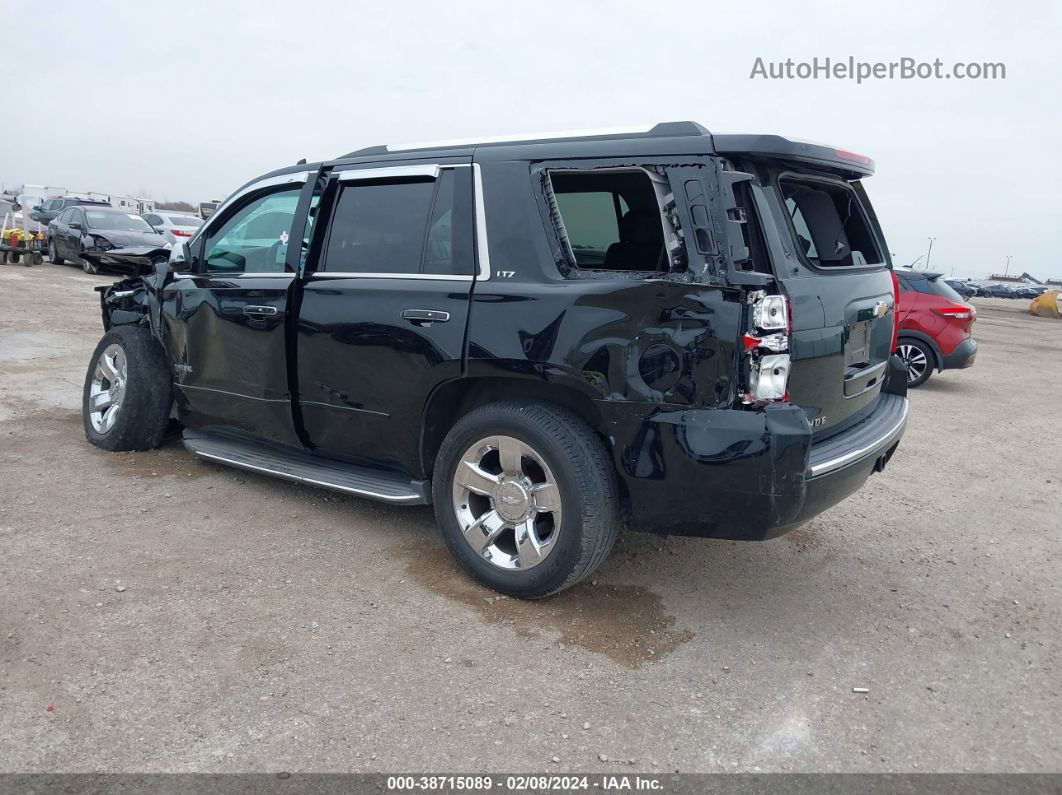 2015 Chevrolet Tahoe Ltz Black vin: 1GNSKCKC0FR508492