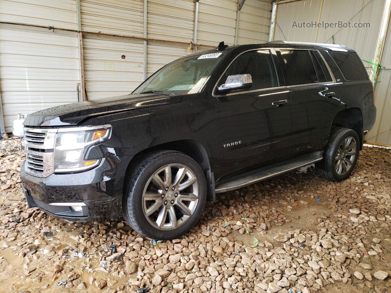 2015 Chevrolet Tahoe K1500 Ltz Black vin: 1GNSKCKC0FR510243