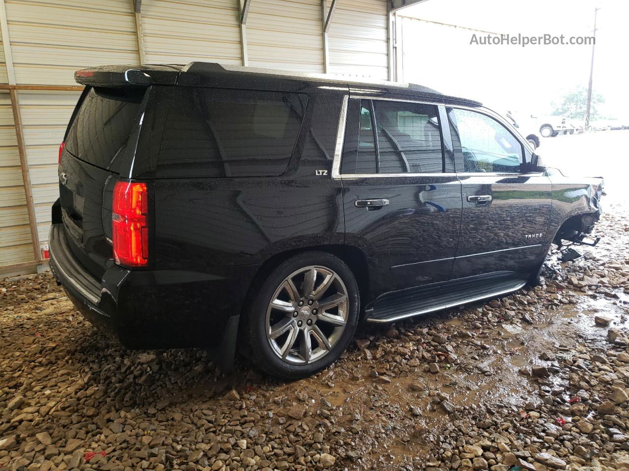 2015 Chevrolet Tahoe K1500 Ltz Black vin: 1GNSKCKC0FR510243