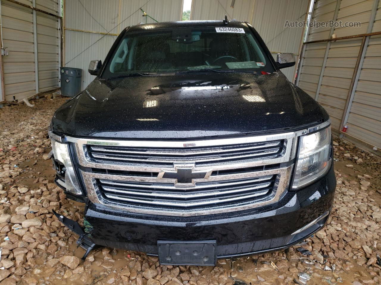 2015 Chevrolet Tahoe K1500 Ltz Black vin: 1GNSKCKC0FR510243