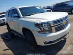 2015 Chevrolet Tahoe Ltz White vin: 1GNSKCKC0FR596704