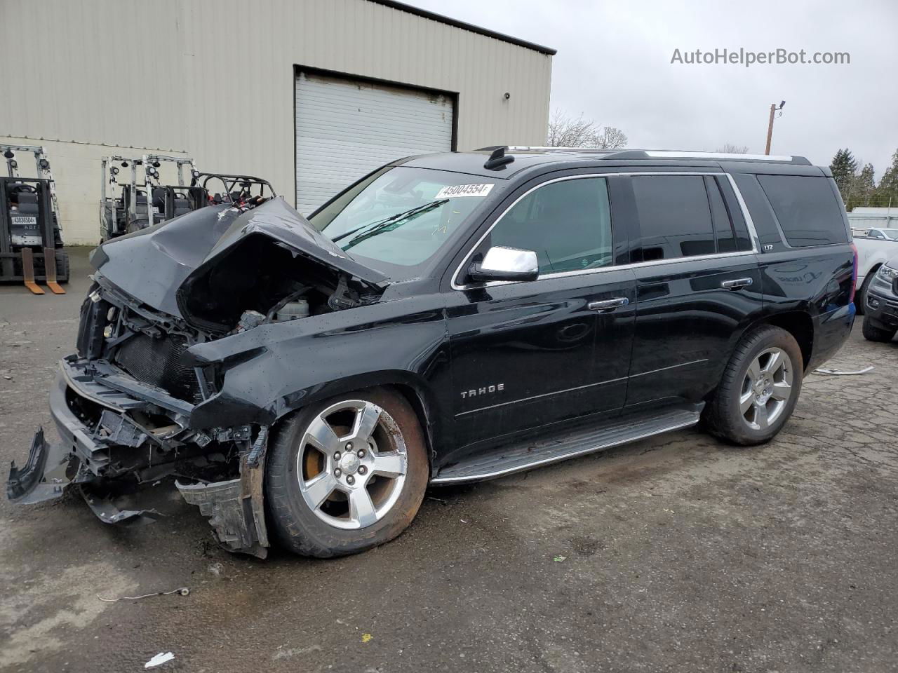 2016 Chevrolet Tahoe K1500 Ltz Black vin: 1GNSKCKC0GR225219