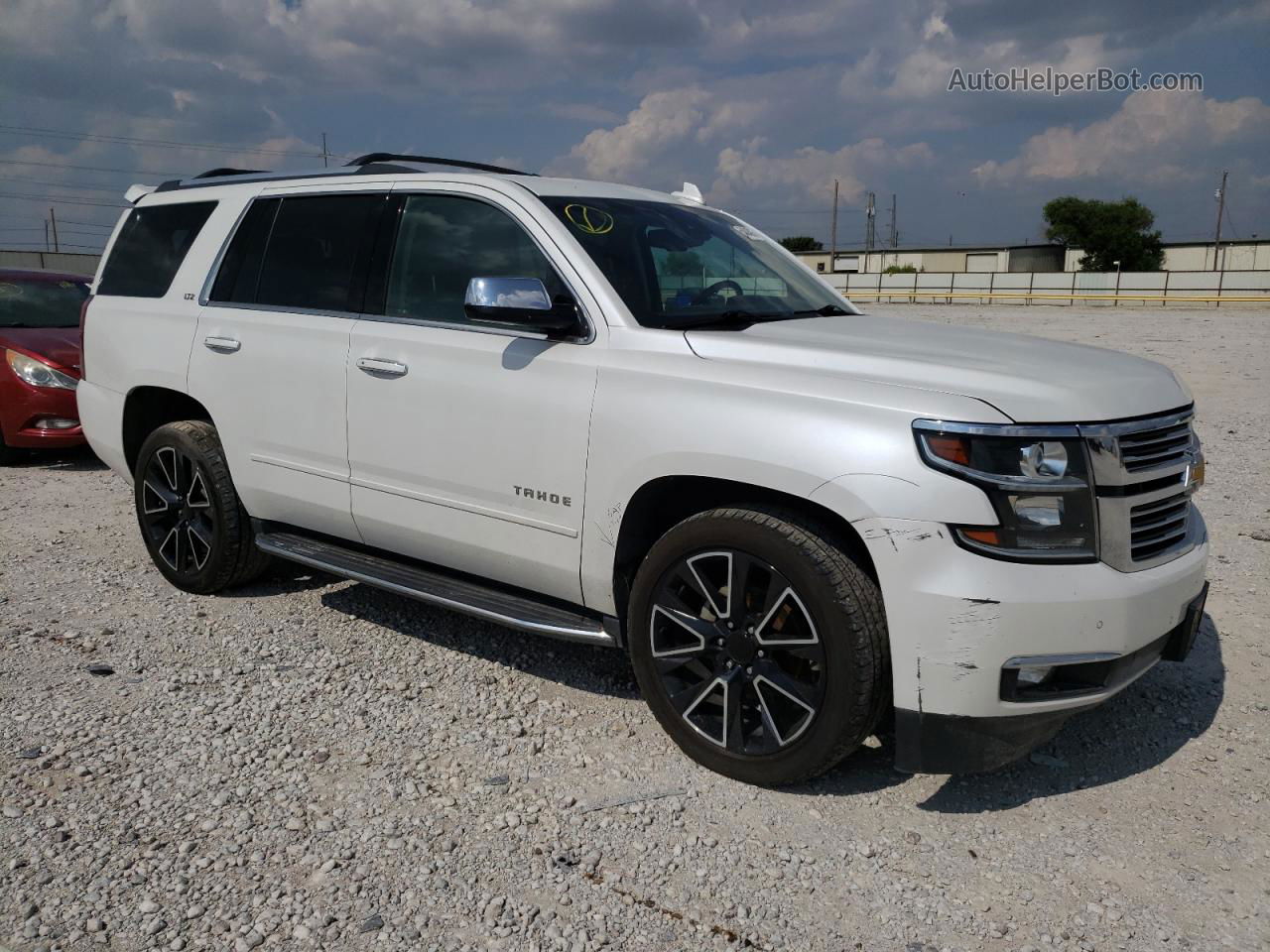 2016 Chevrolet Tahoe K1500 Ltz Белый vin: 1GNSKCKC0GR307824