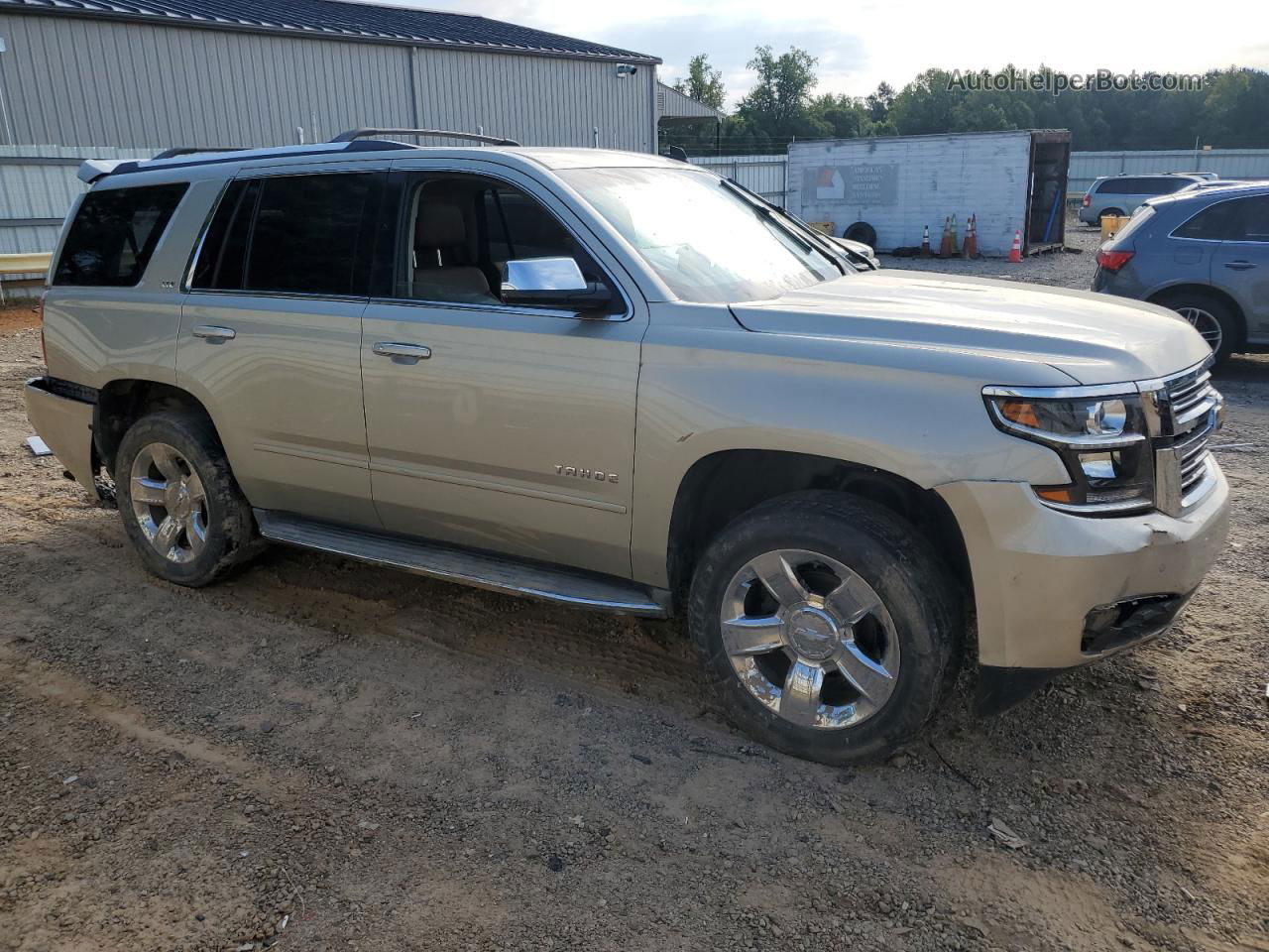 2015 Chevrolet Tahoe K1500 Ltz Tan vin: 1GNSKCKC1FR116265