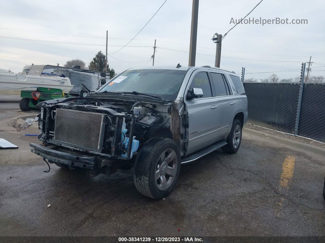 2015 Chevrolet Tahoe Ltz Silver vin: 1GNSKCKC1FR127122