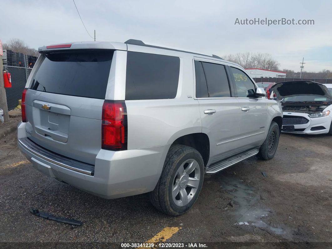 2015 Chevrolet Tahoe Ltz Silver vin: 1GNSKCKC1FR127122