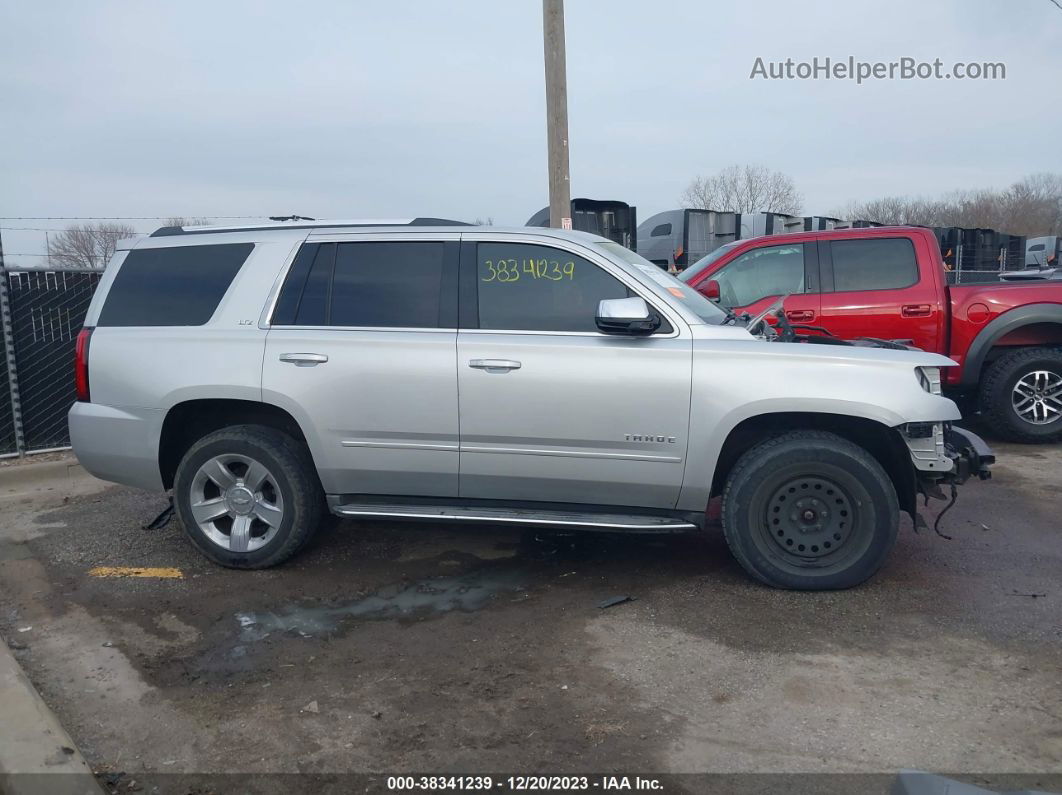 2015 Chevrolet Tahoe Ltz Silver vin: 1GNSKCKC1FR127122