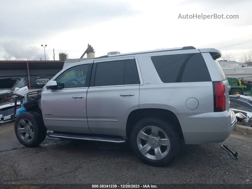 2015 Chevrolet Tahoe Ltz Silver vin: 1GNSKCKC1FR127122