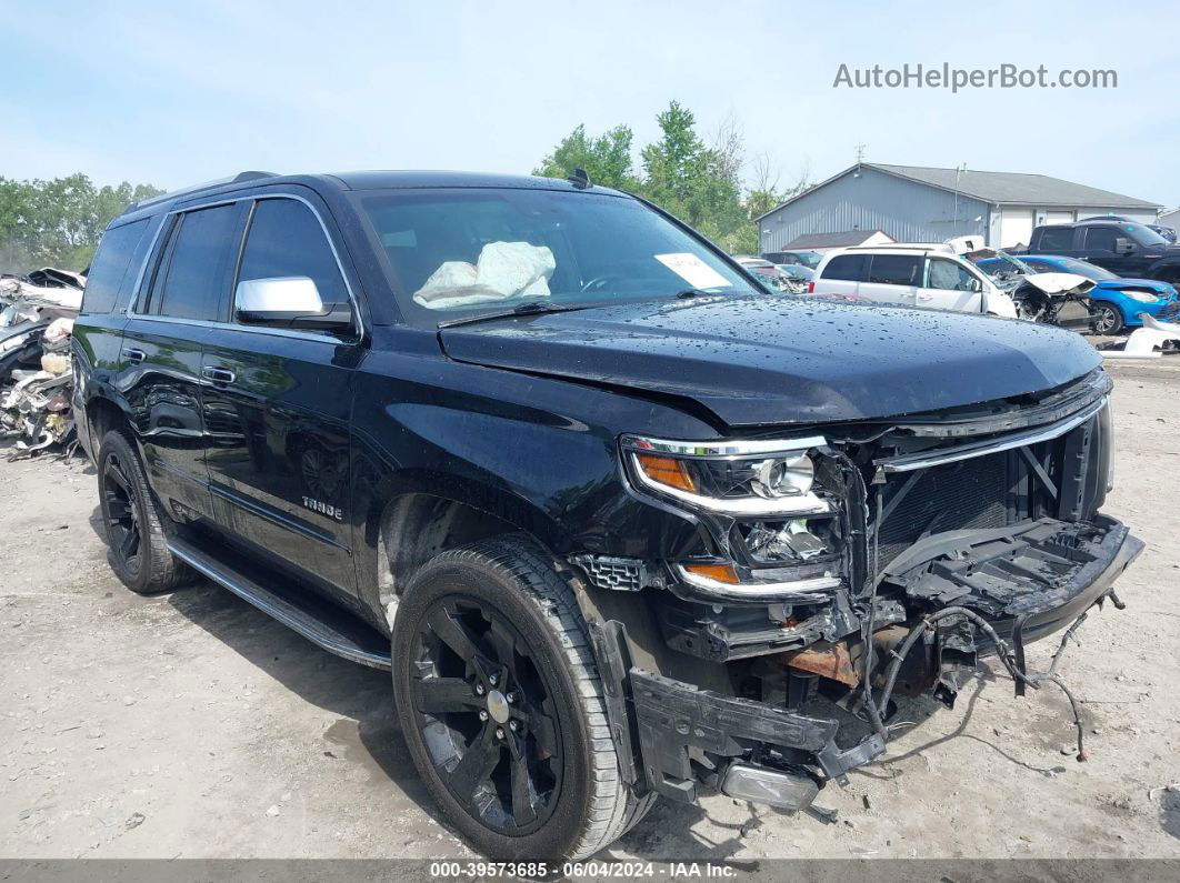 2015 Chevrolet Tahoe Ltz Black vin: 1GNSKCKC2FR161814