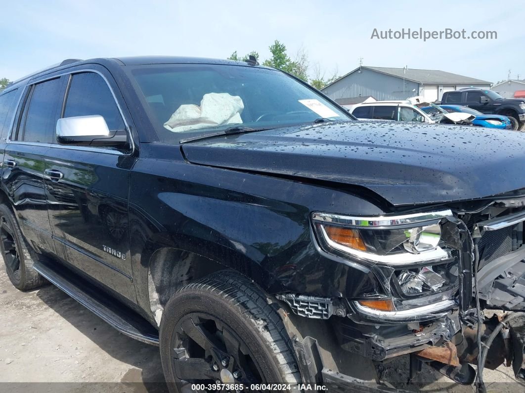 2015 Chevrolet Tahoe Ltz Black vin: 1GNSKCKC2FR161814