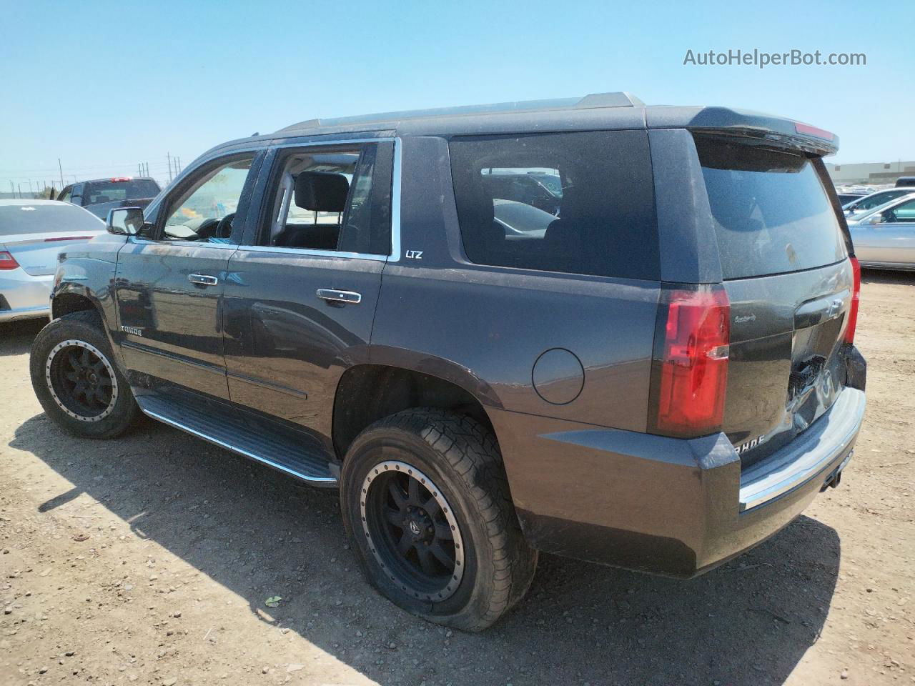 2015 Chevrolet Tahoe K1500 Ltz Charcoal vin: 1GNSKCKC2FR572517