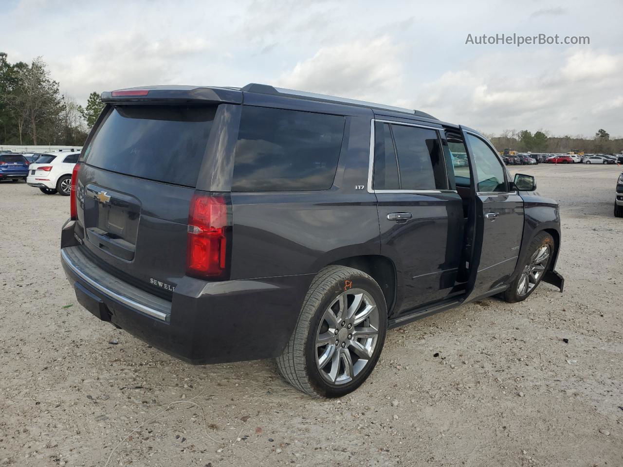 2015 Chevrolet Tahoe K1500 Ltz Charcoal vin: 1GNSKCKC2FR726532