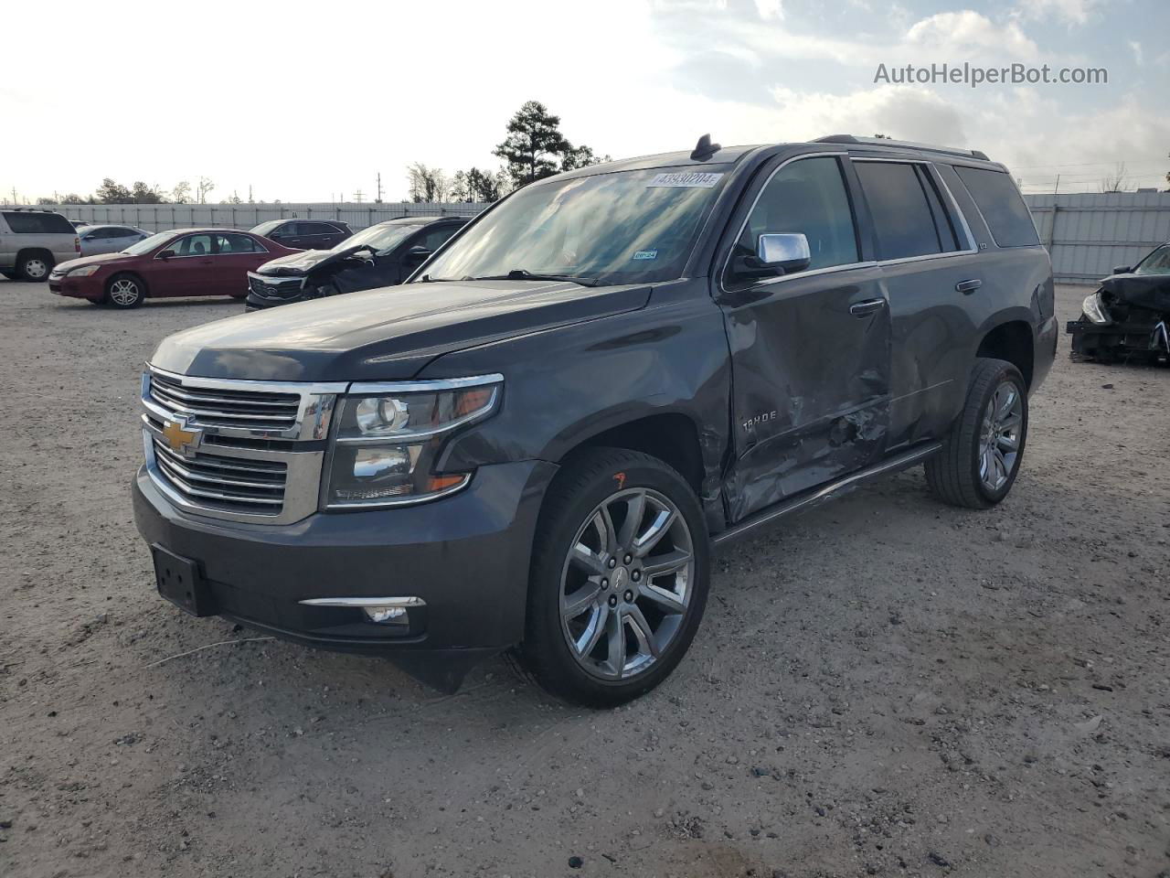 2015 Chevrolet Tahoe K1500 Ltz Charcoal vin: 1GNSKCKC2FR726532