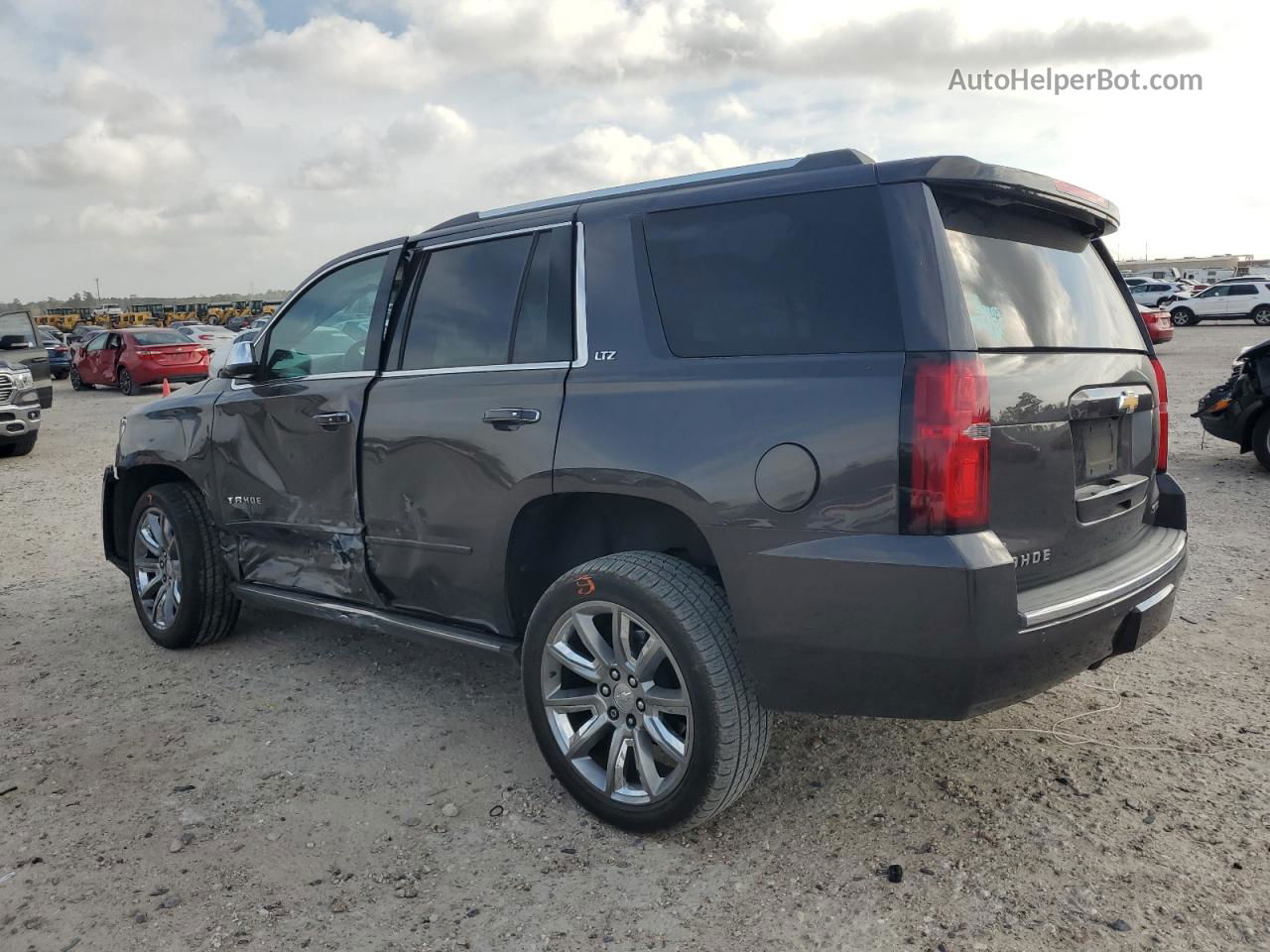 2015 Chevrolet Tahoe K1500 Ltz Charcoal vin: 1GNSKCKC2FR726532