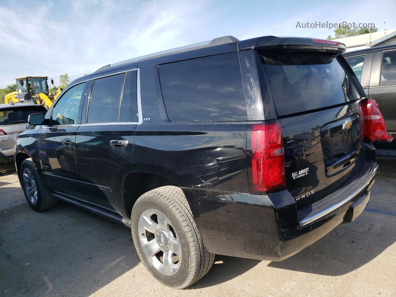 2015 Chevrolet Tahoe K1500 Ltz Black vin: 1GNSKCKC2FR747333