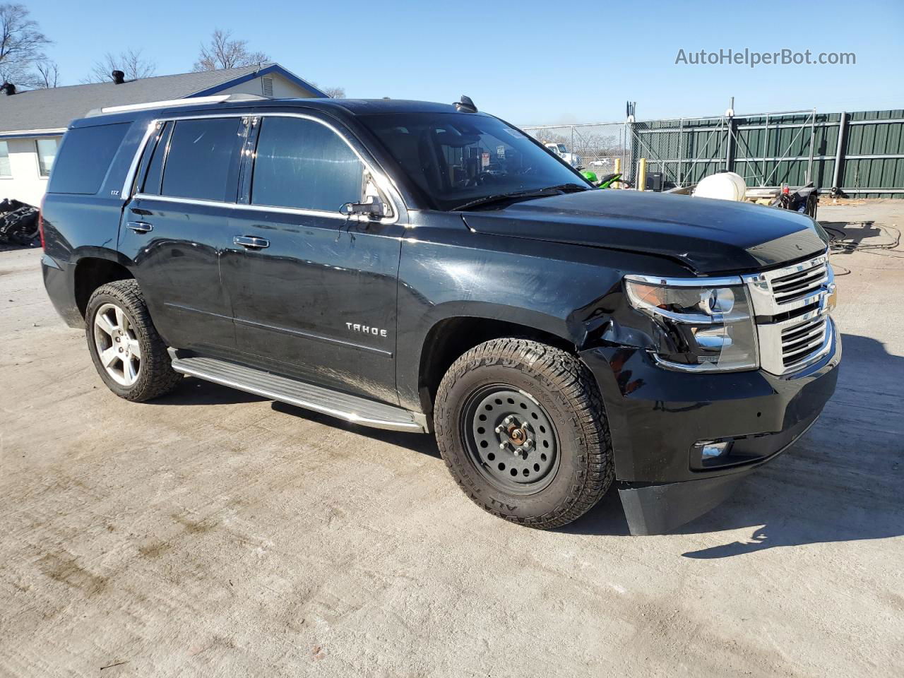 2016 Chevrolet Tahoe K1500 Ltz Black vin: 1GNSKCKC2GR124571