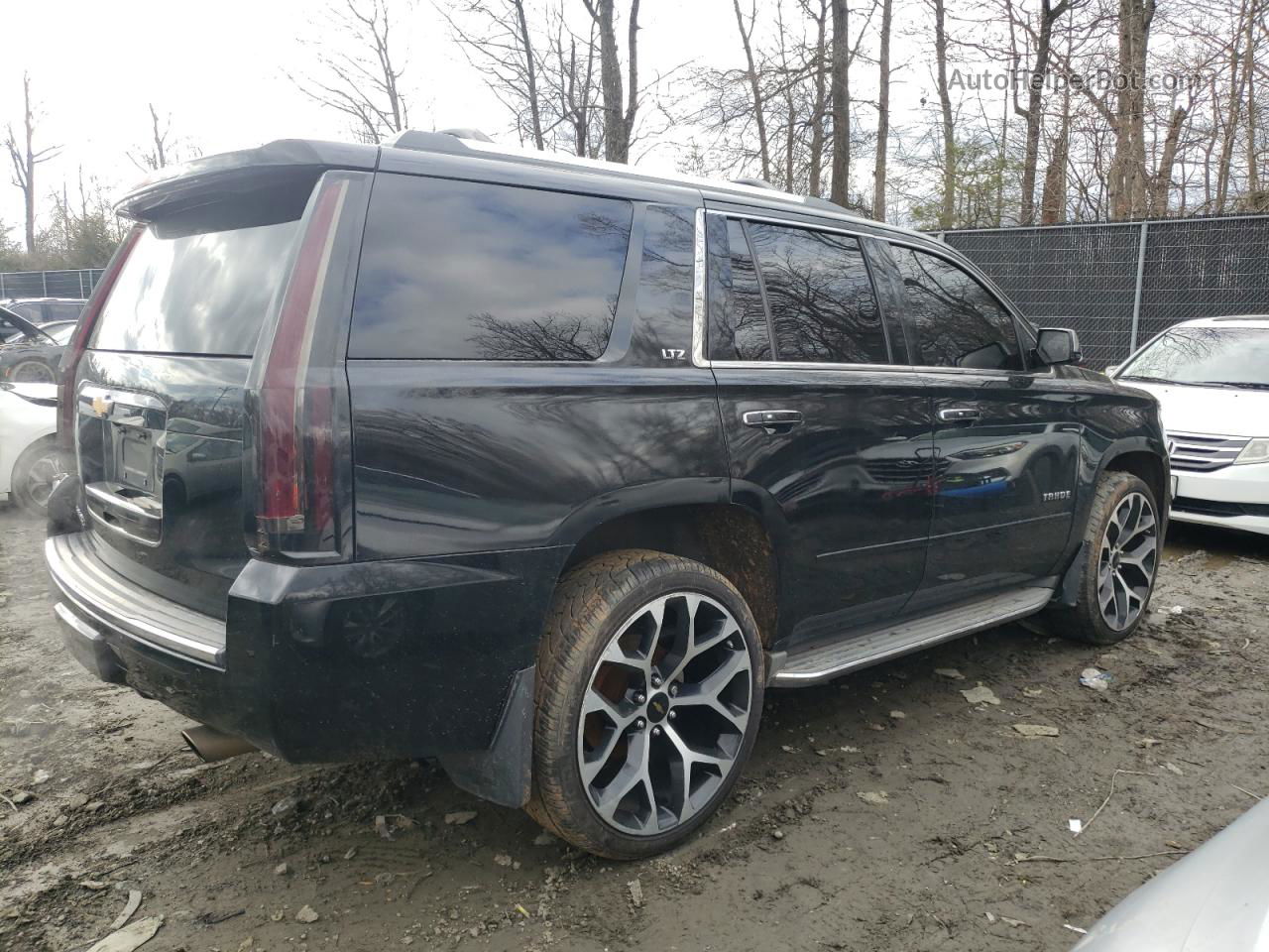 2015 Chevrolet Tahoe K1500 Ltz Black vin: 1GNSKCKC3FR113285