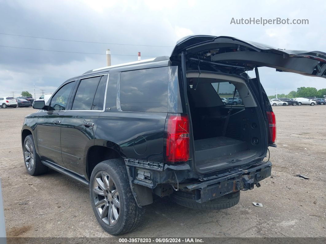 2015 Chevrolet Tahoe Ltz Black vin: 1GNSKCKC3FR250095