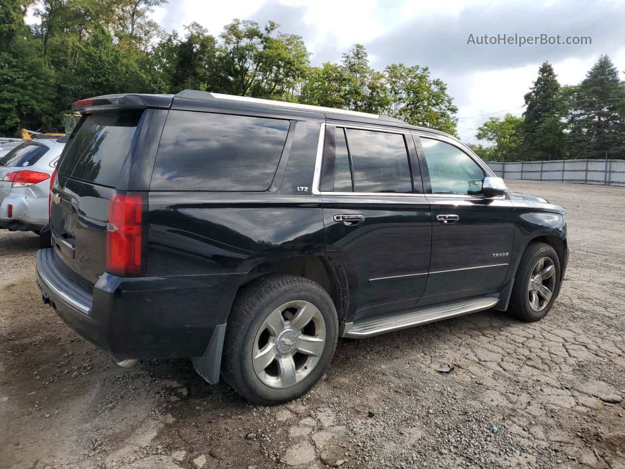 2015 Chevrolet Tahoe K1500 Ltz Black vin: 1GNSKCKC4FR103042