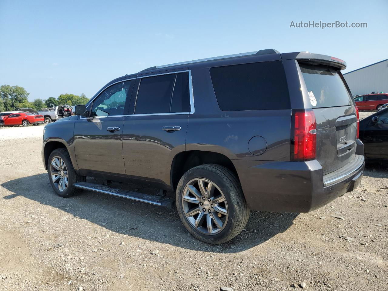 2015 Chevrolet Tahoe K1500 Ltz Gray vin: 1GNSKCKC4FR637724