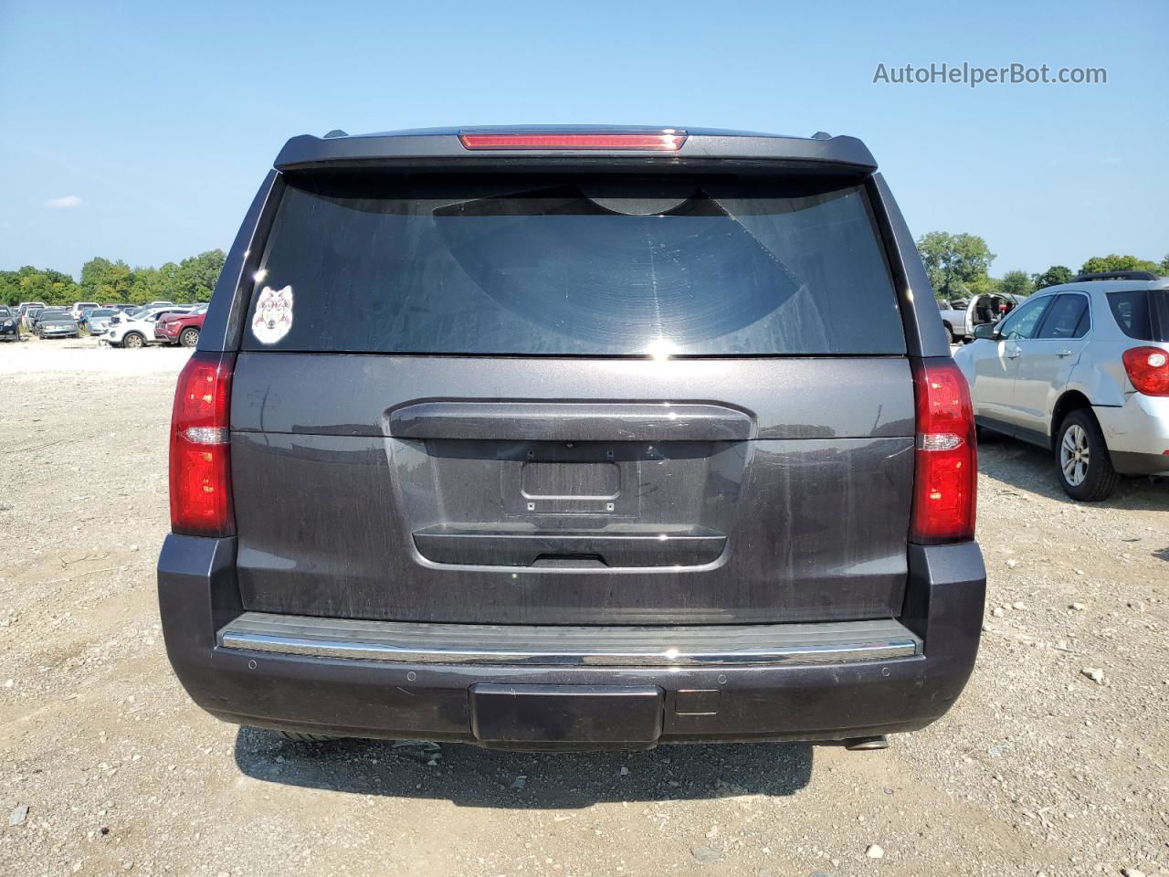 2015 Chevrolet Tahoe K1500 Ltz Gray vin: 1GNSKCKC4FR637724