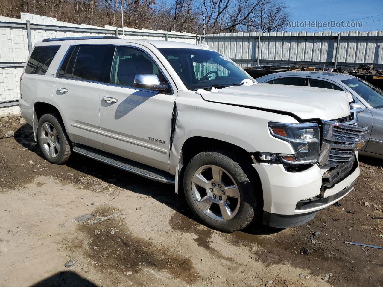 2016 Chevrolet Tahoe K1500 Ltz Белый vin: 1GNSKCKC4GR358436