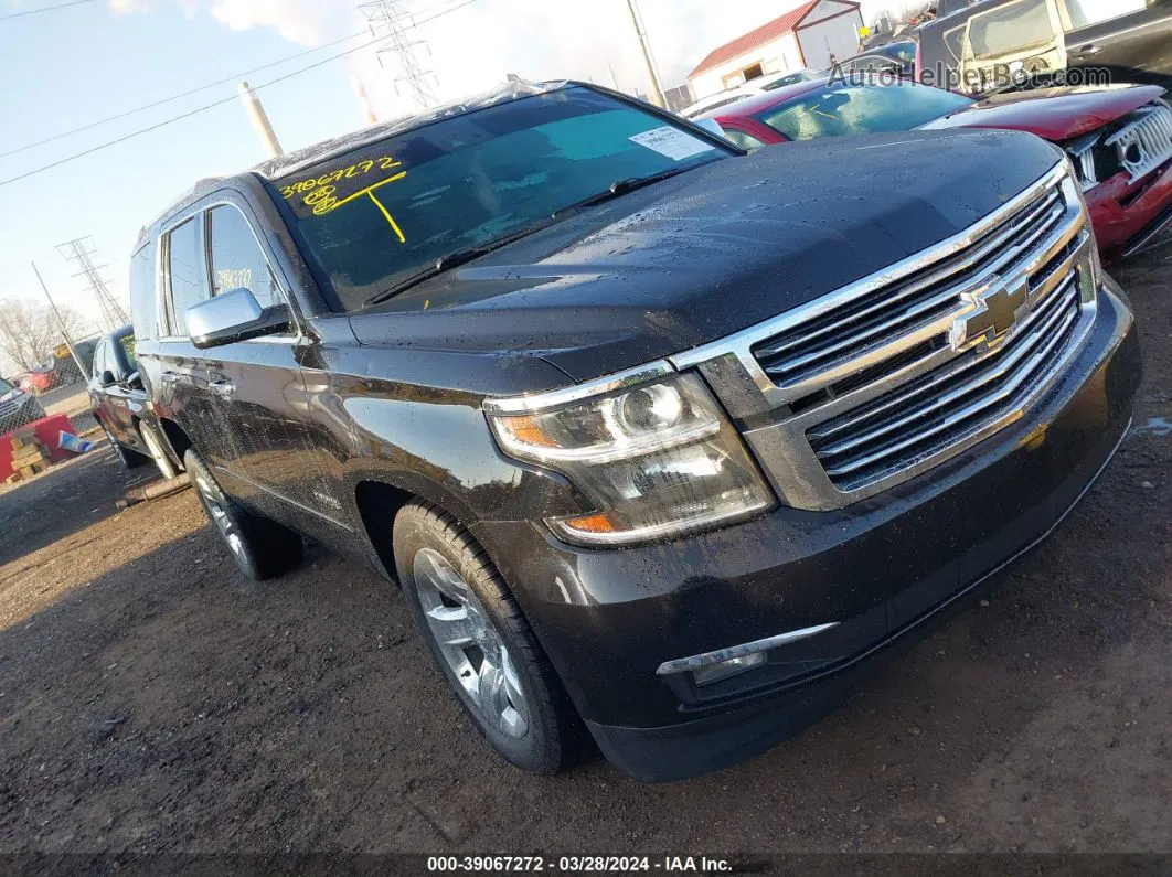 2015 Chevrolet Tahoe Ltz Black vin: 1GNSKCKC5FR209452