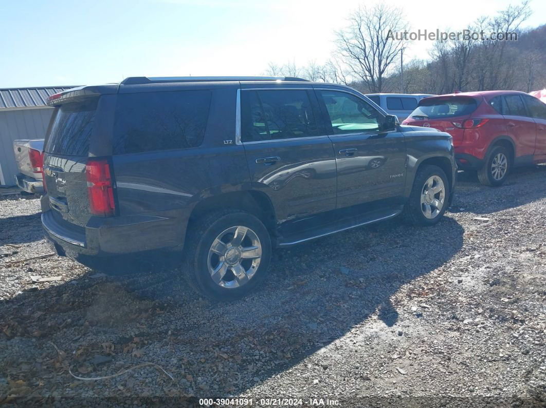 2015 Chevrolet Tahoe Ltz Gray vin: 1GNSKCKC5FR690142