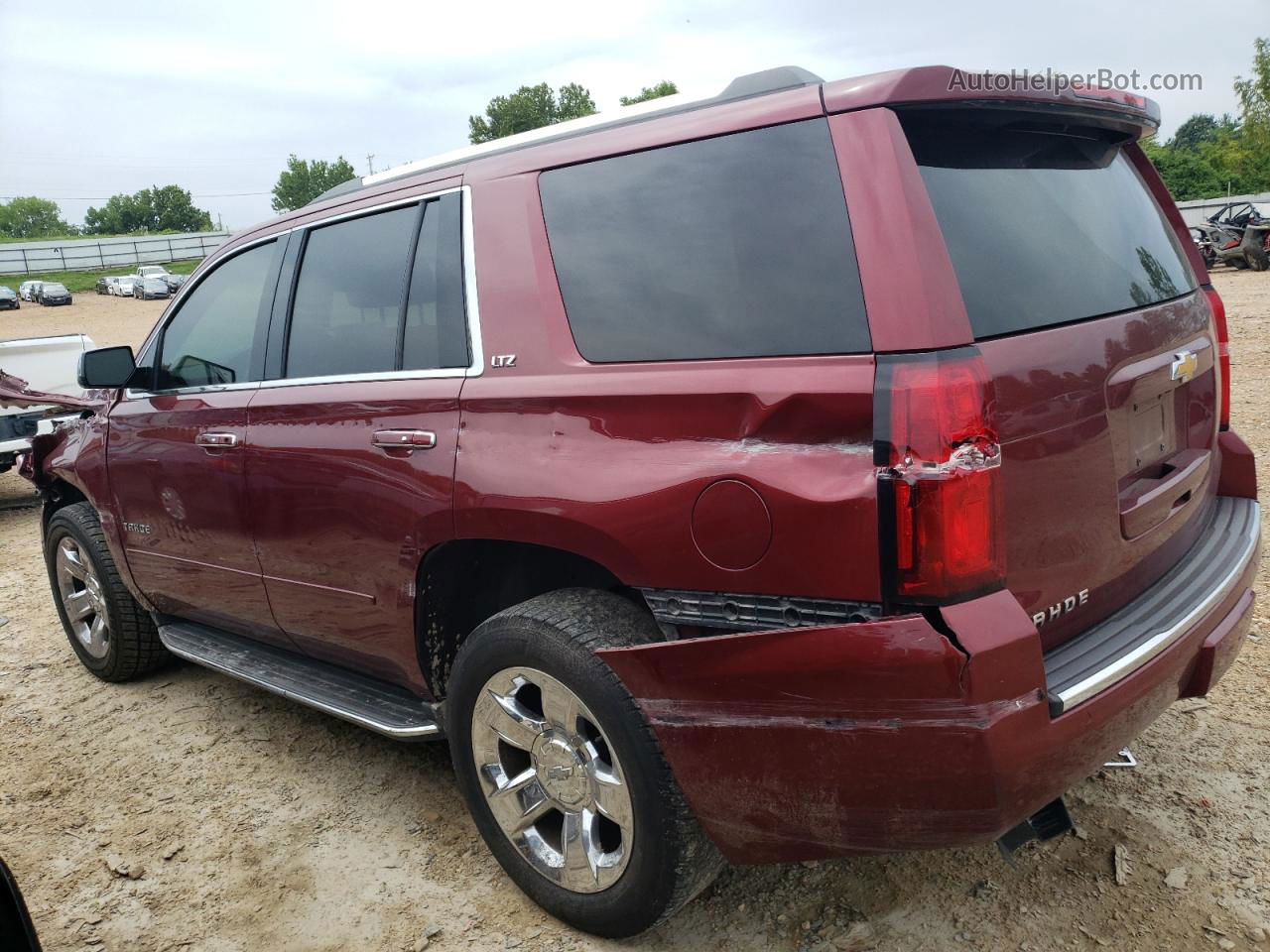 2016 Chevrolet Tahoe K1500 Ltz Red vin: 1GNSKCKC5GR183548