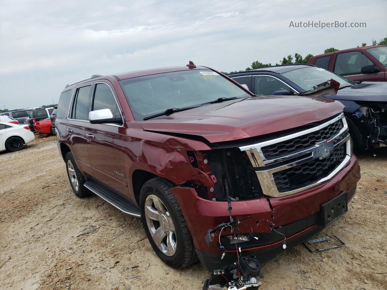 2016 Chevrolet Tahoe K1500 Ltz Red vin: 1GNSKCKC5GR183548