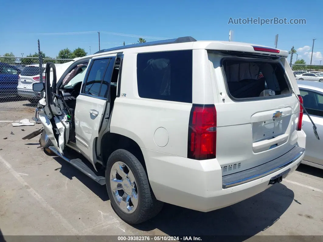 2015 Chevrolet Tahoe Ltz Белый vin: 1GNSKCKC6FR108582