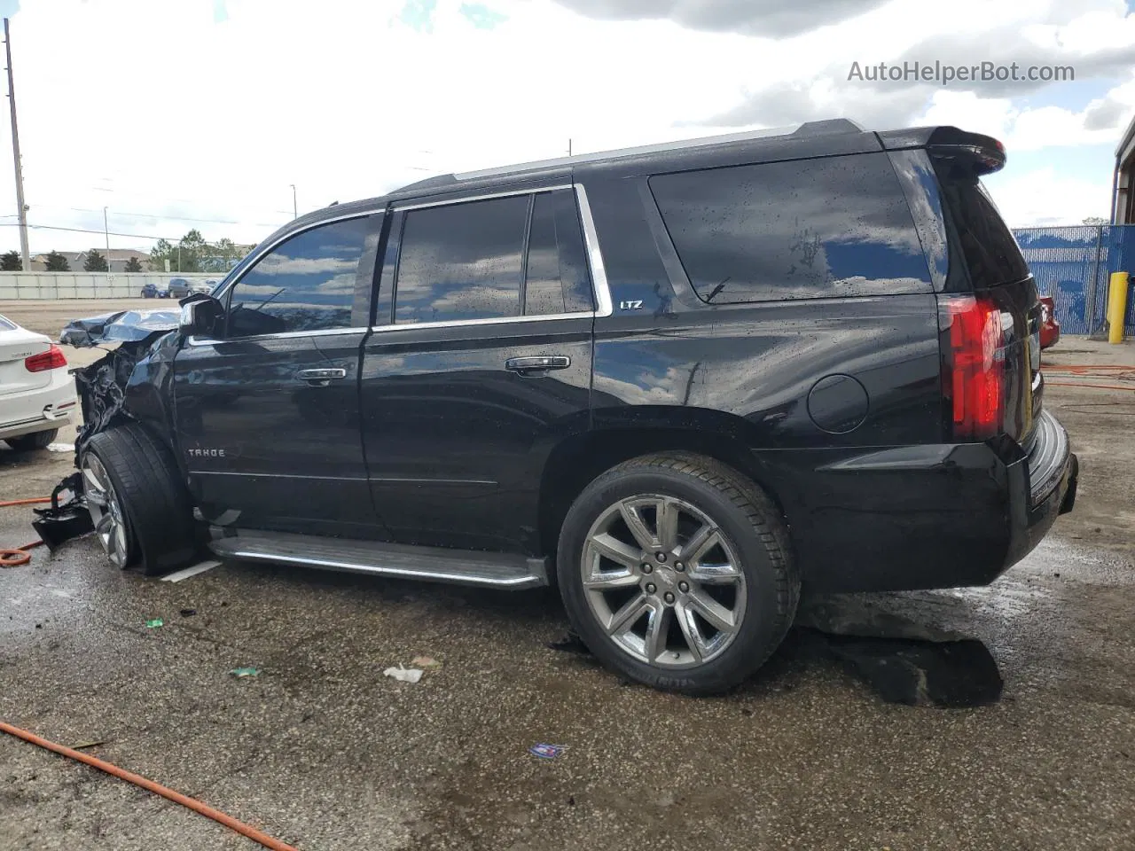 2015 Chevrolet Tahoe K1500 Ltz Black vin: 1GNSKCKC7FR197367