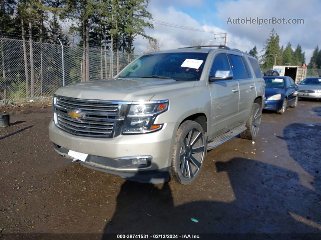 2015 Chevrolet Tahoe Ltz Tan vin: 1GNSKCKC7FR292978