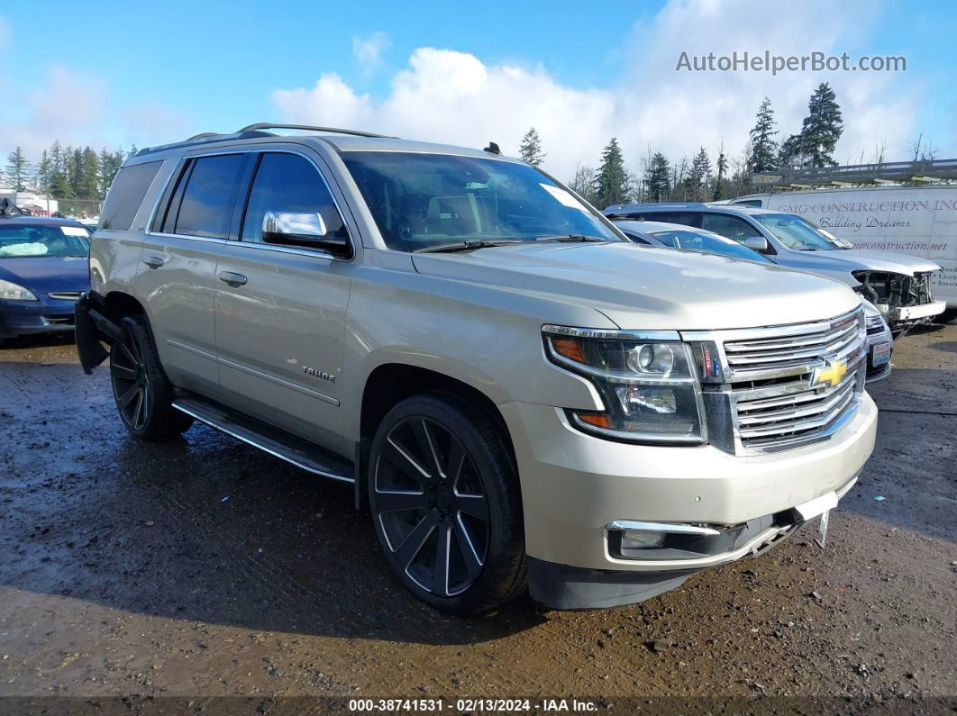 2015 Chevrolet Tahoe Ltz Tan vin: 1GNSKCKC7FR292978