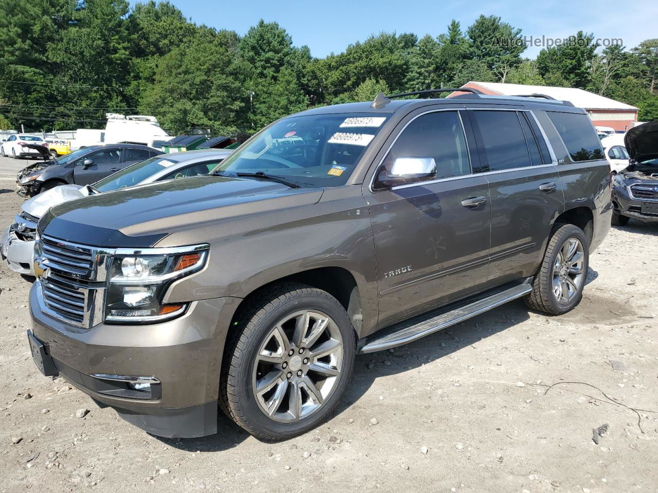 2015 Chevrolet Tahoe K1500 Ltz Коричневый vin: 1GNSKCKC7FR582394