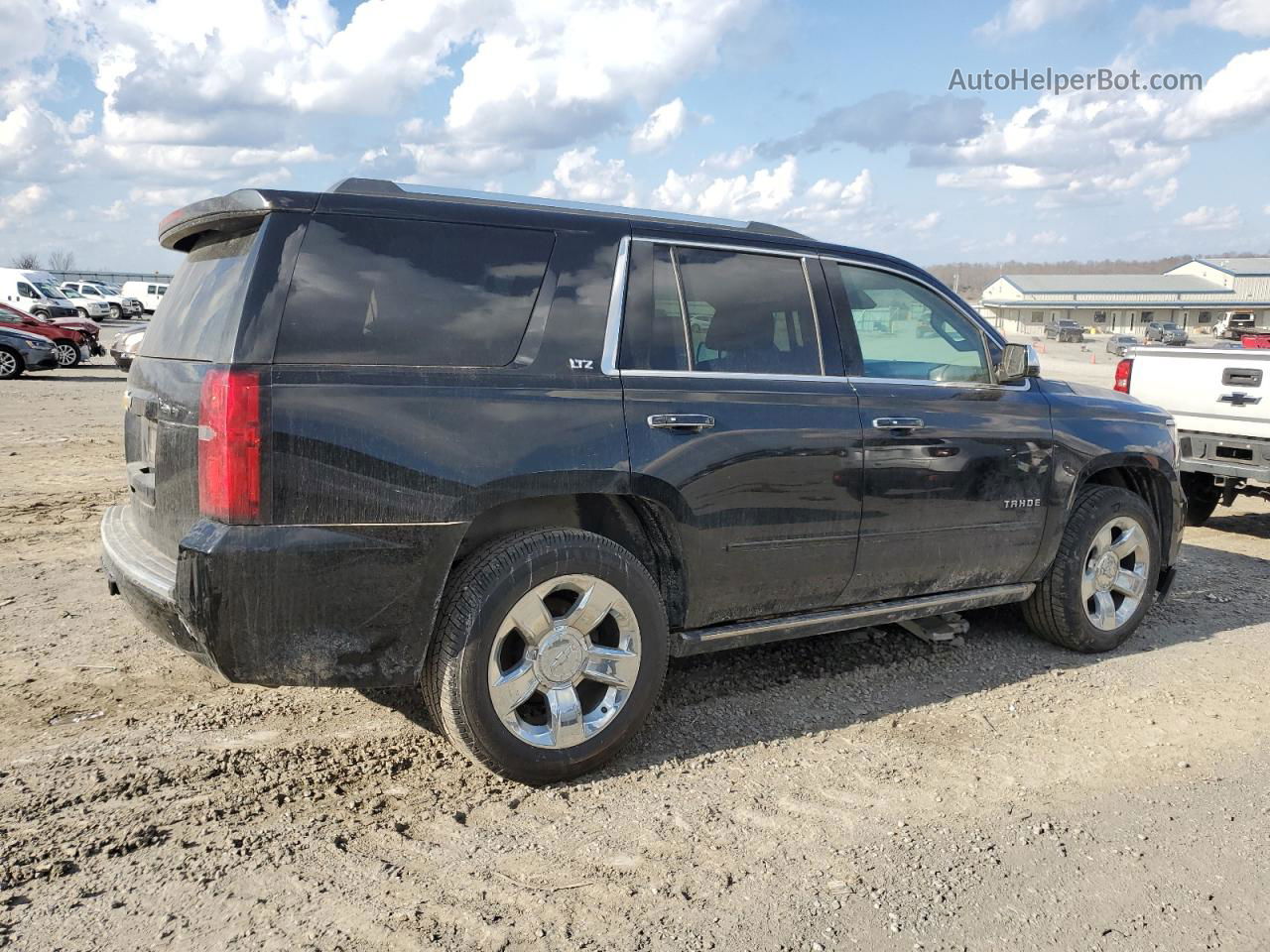 2015 Chevrolet Tahoe K1500 Ltz Black vin: 1GNSKCKC7FR635174