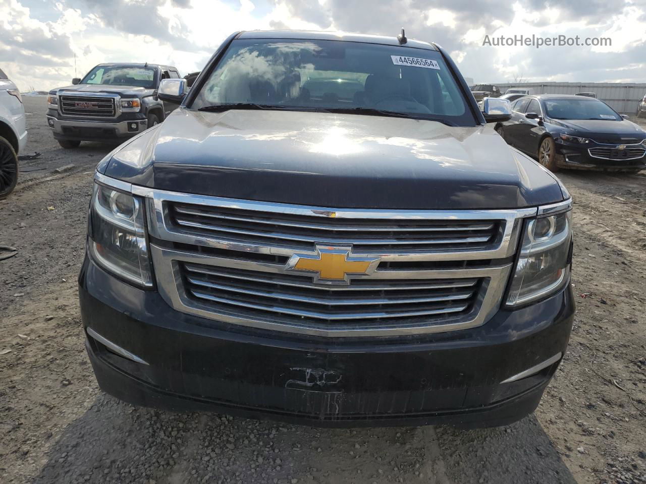 2015 Chevrolet Tahoe K1500 Ltz Black vin: 1GNSKCKC7FR635174