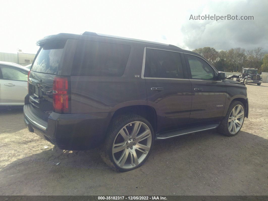 2015 Chevrolet Tahoe Ltz Brown vin: 1GNSKCKC7FR654145