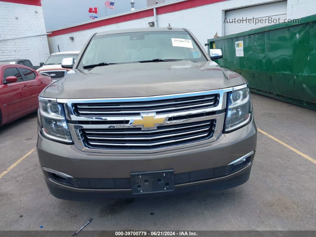 2015 Chevrolet Tahoe Ltz Brown vin: 1GNSKCKC7FR685752