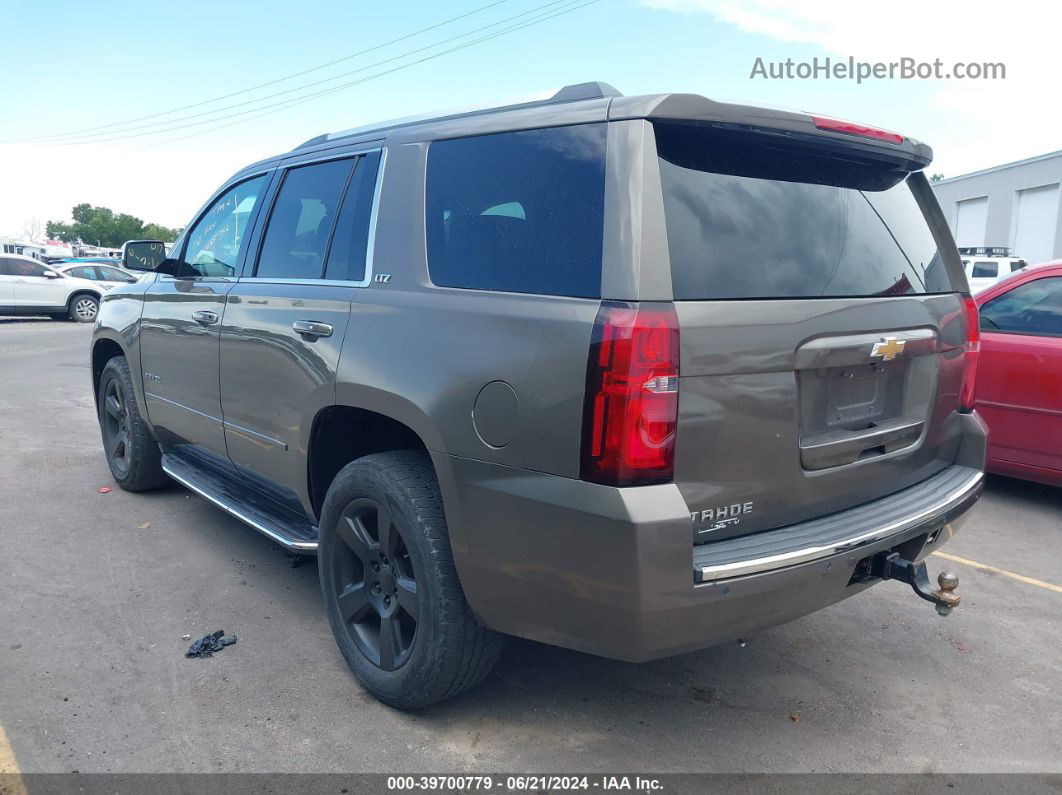 2015 Chevrolet Tahoe Ltz Коричневый vin: 1GNSKCKC7FR685752