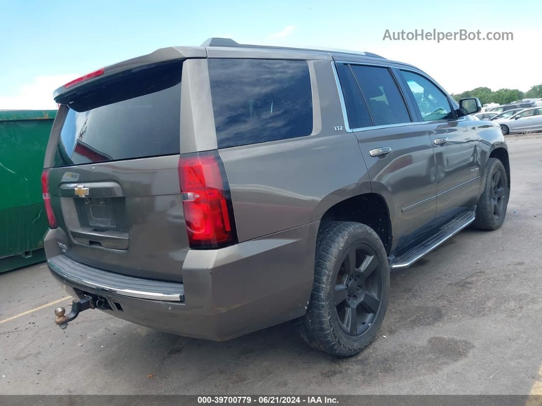 2015 Chevrolet Tahoe Ltz Brown vin: 1GNSKCKC7FR685752