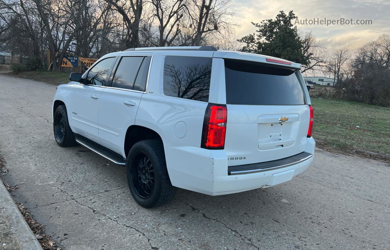 2016 Chevrolet Tahoe K1500 Ltz Белый vin: 1GNSKCKC7GR455971