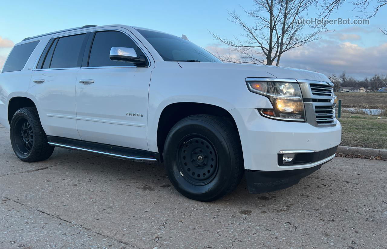 2016 Chevrolet Tahoe K1500 Ltz Белый vin: 1GNSKCKC7GR455971