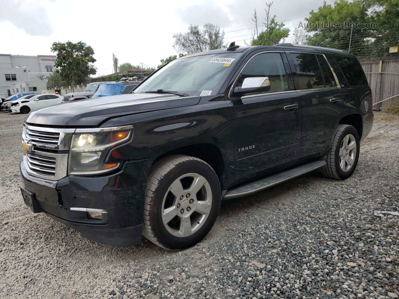 2015 Chevrolet Tahoe K1500 Ltz Черный vin: 1GNSKCKC8FR515058