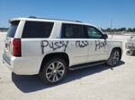 2015 Chevrolet Tahoe K1500 Ltz White vin: 1GNSKCKC8FR682911