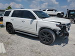 2015 Chevrolet Tahoe K1500 Ltz White vin: 1GNSKCKC9FR182868