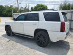 2015 Chevrolet Tahoe K1500 Ltz White vin: 1GNSKCKC9FR182868