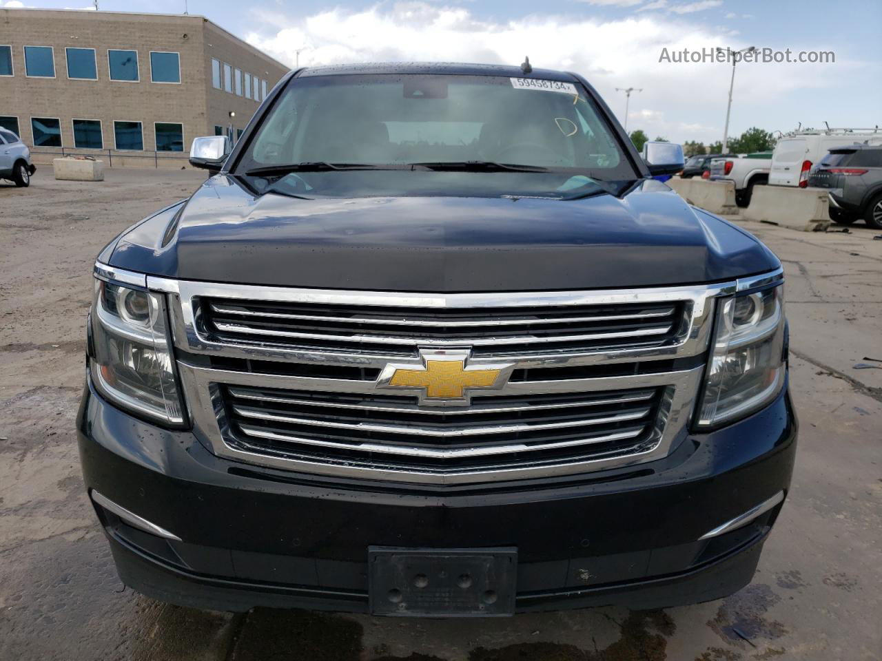 2015 Chevrolet Tahoe K1500 Ltz Black vin: 1GNSKCKC9FR251297