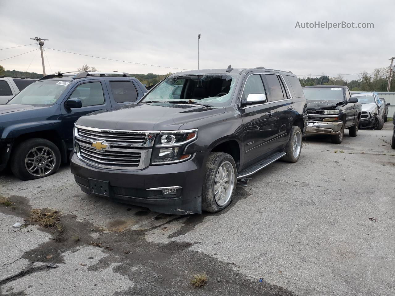 2015 Chevrolet Tahoe K1500 Ltz Black vin: 1GNSKCKC9FR578346